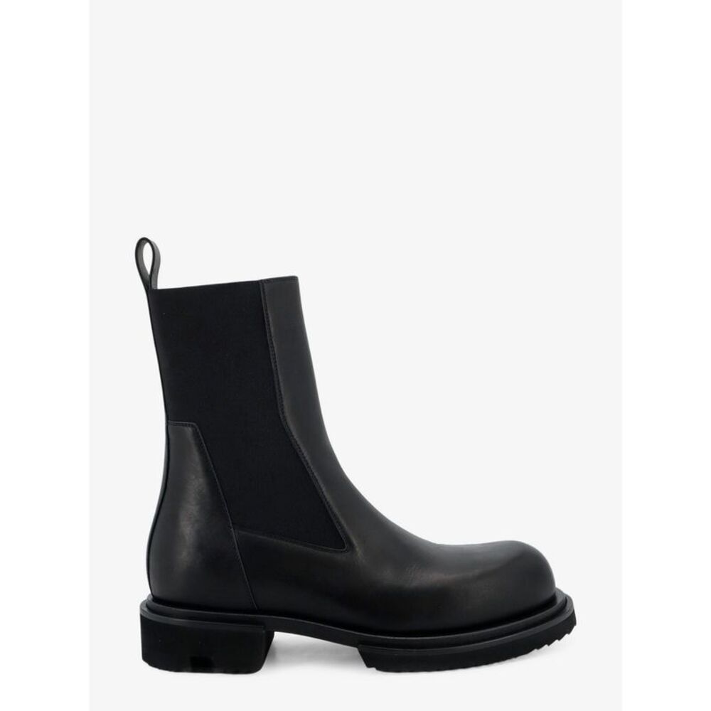 Rick Owens Men Gabe Leather Beatle Boots